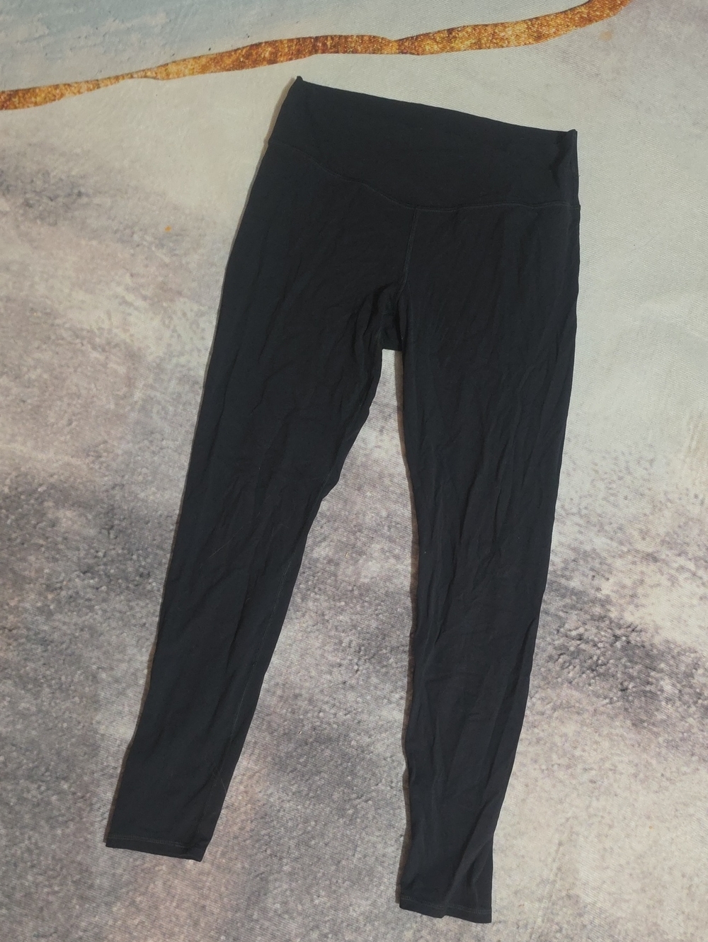 High-Waist Black Girls Leggings - Sleek Stretch Support